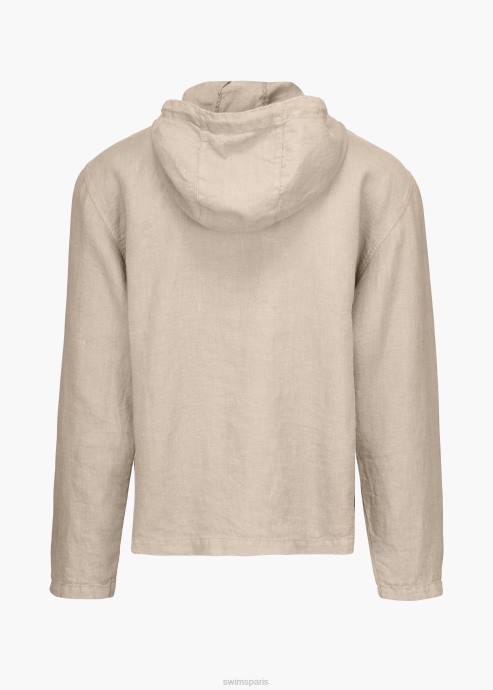vêtements 64RP187 dune de sable sweat à capuche amalfi SWIMS