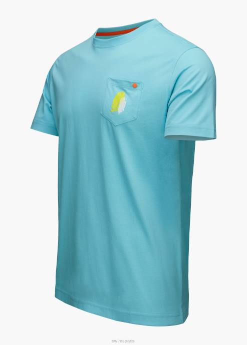 vêtements 64RP214 glacier tee-shirt graphique SWIMS