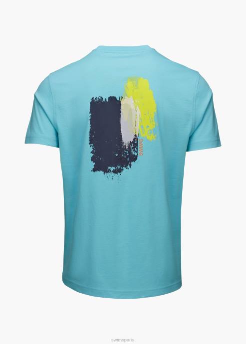 vêtements 64RP214 glacier tee-shirt graphique SWIMS