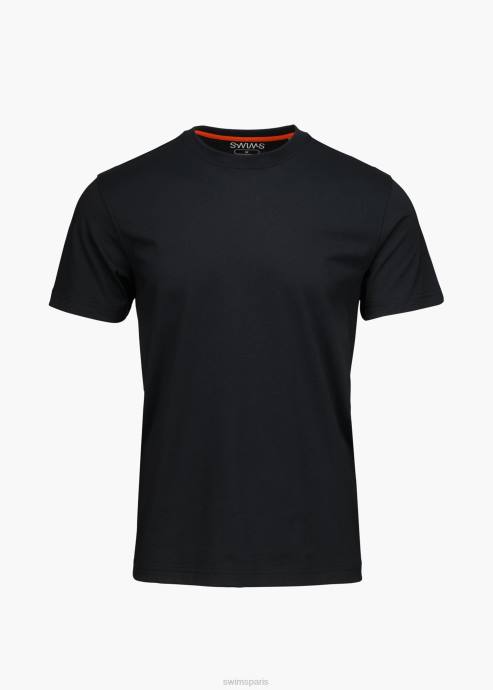 vêtements 64RP228 noir aksla t-shirt SWIMS
