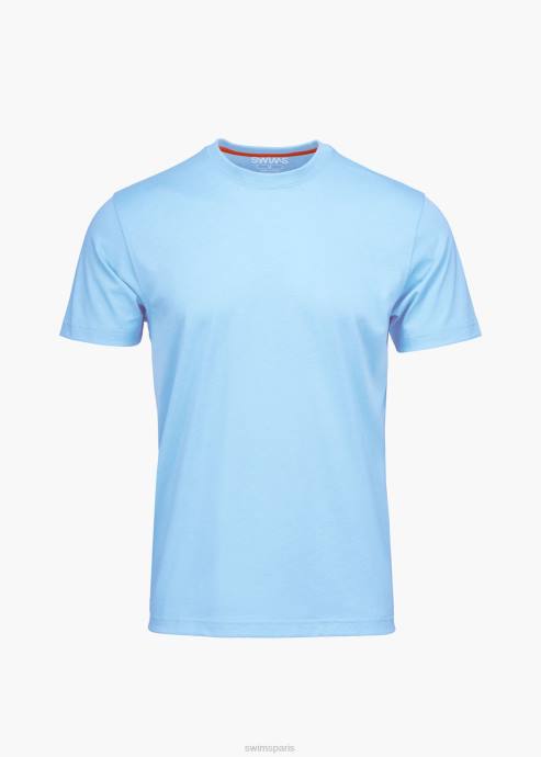 vêtements 64RP233 pulvérisation bleue aksla t-shirt SWIMS
