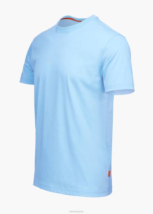 vêtements 64RP233 pulvérisation bleue aksla t-shirt SWIMS