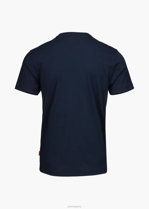 vêtements 64RP235 marine aksla t-shirt SWIMS
