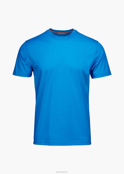 vêtements 64RP242 voile bleue aksla t-shirt SWIMS