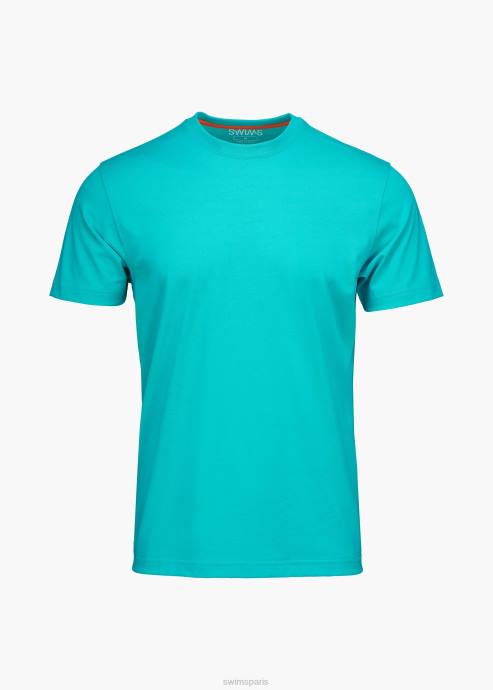 vêtements 64RP253 azuré aksla t-shirt SWIMS