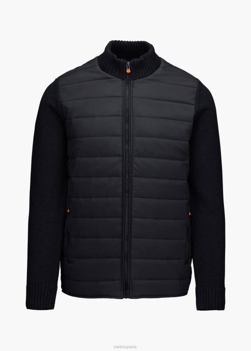 vêtements 64RP151 noir veste pull mayer SWIMS