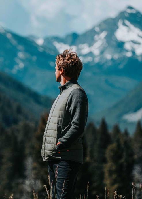 vêtements 64RP158 hickory veste pull mayer SWIMS