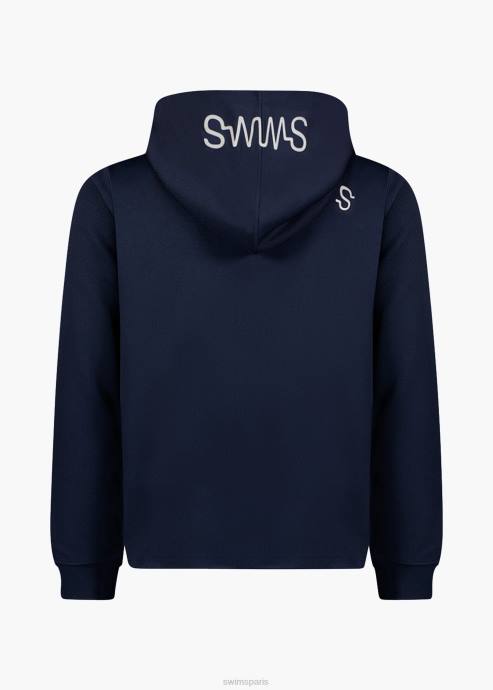 vêtements 64RP159 marine sweat à capuche unique SWIMS