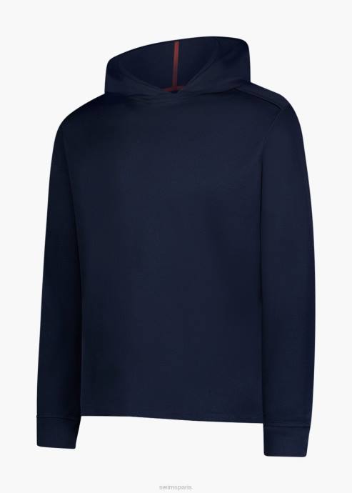 vêtements 64RP159 marine sweat à capuche unique SWIMS