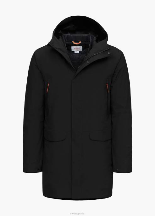 vêtements 64RP175 noir parka zurich iii SWIMS