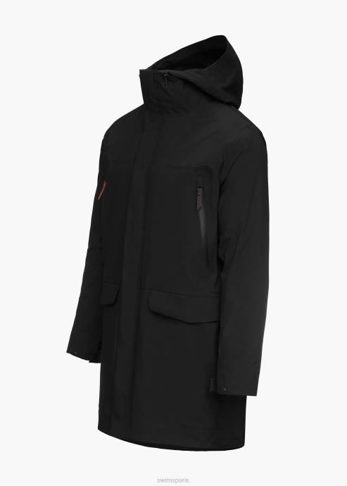 vêtements 64RP175 noir parka zurich iii SWIMS