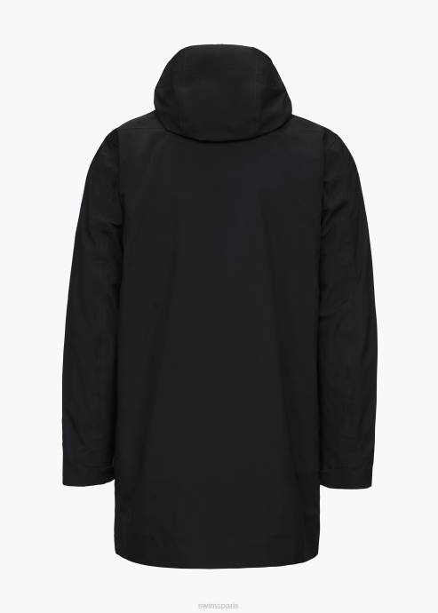 vêtements 64RP175 noir parka zurich iii SWIMS