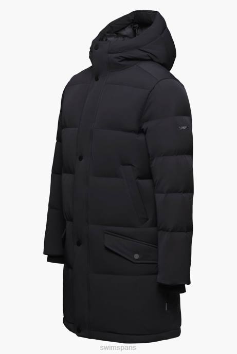 vêtements 64RP176 noir parka ontario SWIMS