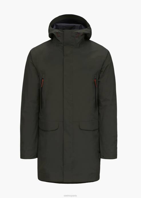 vêtements 64RP180 vert parka zurich iii SWIMS